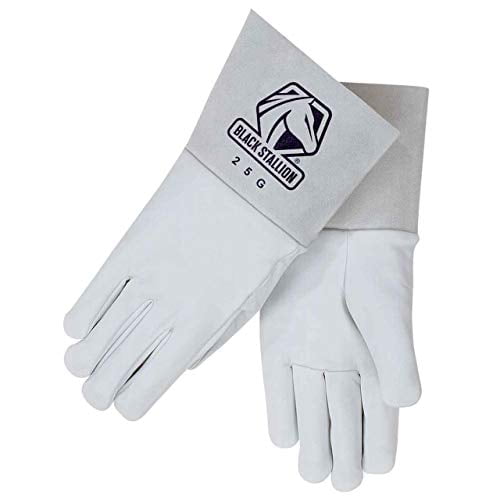 Black Stallion 320 CushionCore Split Cowhide Stick Welding Gloves Sma Black Stallion 320 CushionCore Split Cowhide Stick Welding Gloves Sma